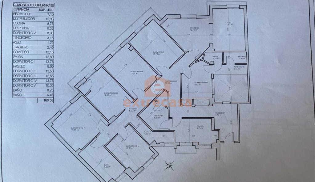 Venta de piso muy amplio en Badajoz Capital
