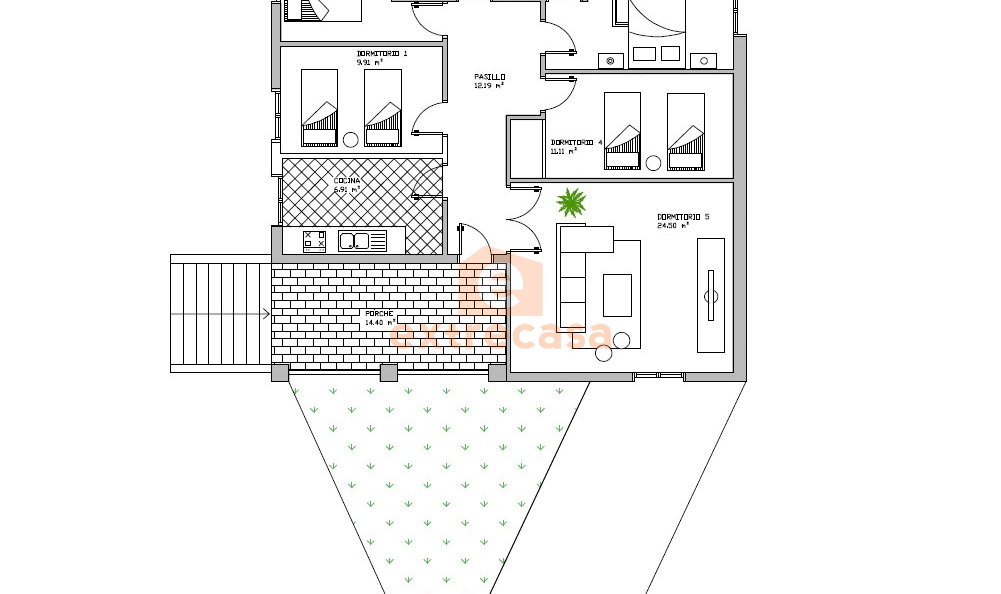 Chalet independiente en Campomanes